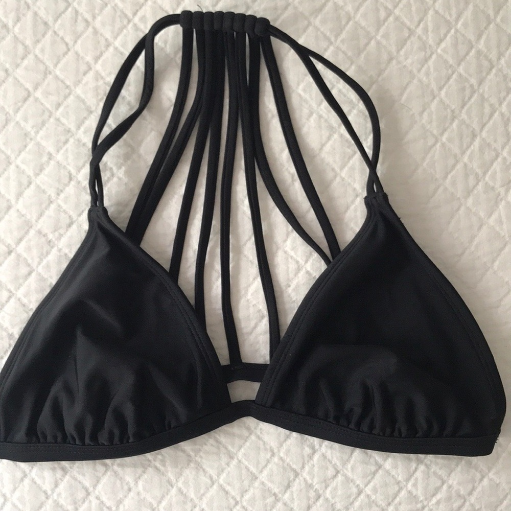 Black Strappy Bikini Top from Xhilaration